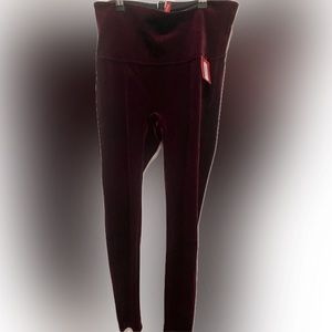 Spanx velvet leggings
